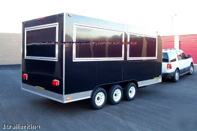 New enclosed event vendor catering concession trailer
