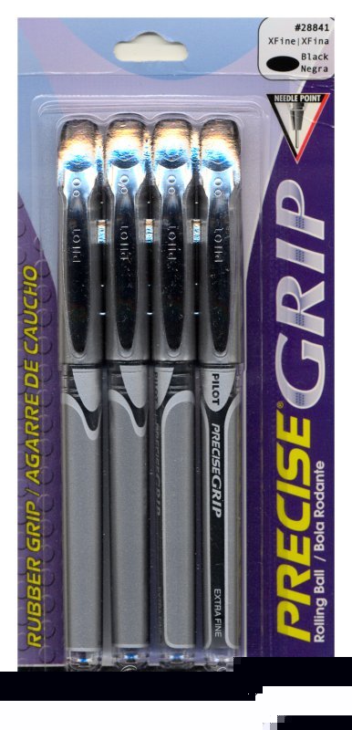 20 pilot precise grip x-fine black roller pens save 