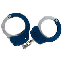 Asp blue chain handcuffs tactical police heavy duty