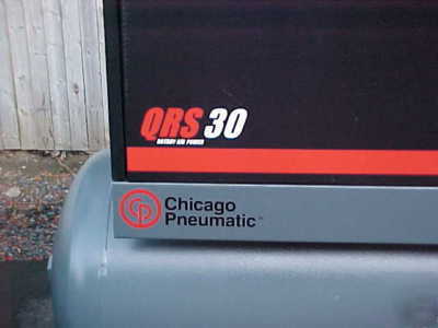 Chicago pneumatic rotary screw 30 hp air compressor