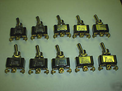 New basic on-on toggle switch 20AMP, , lot of 10 