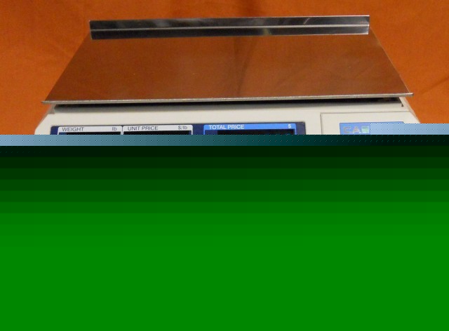Cas lp-1000 electronic label printing scale .01 - 30#