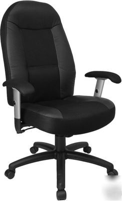 Executive mesh leather combo office chair free shipping