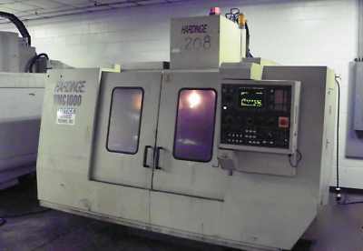 Hardinge vmc-1000 cnc vertical machining center fanuc 