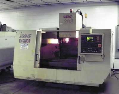 Hardinge vmc-1000 cnc vertical machining center fanuc 