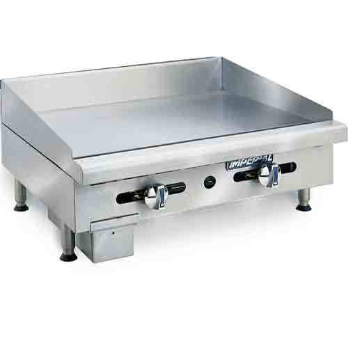 Imperial imga-2428-1 griddle, countertop, gas, 24