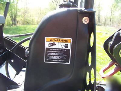 New next to bradco 609 skidloader backhoe attachment