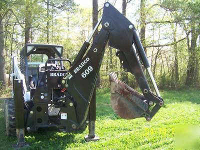 New next to bradco 609 skidloader backhoe attachment