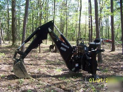 New next to bradco 609 skidloader backhoe attachment