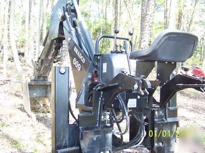 New next to bradco 609 skidloader backhoe attachment