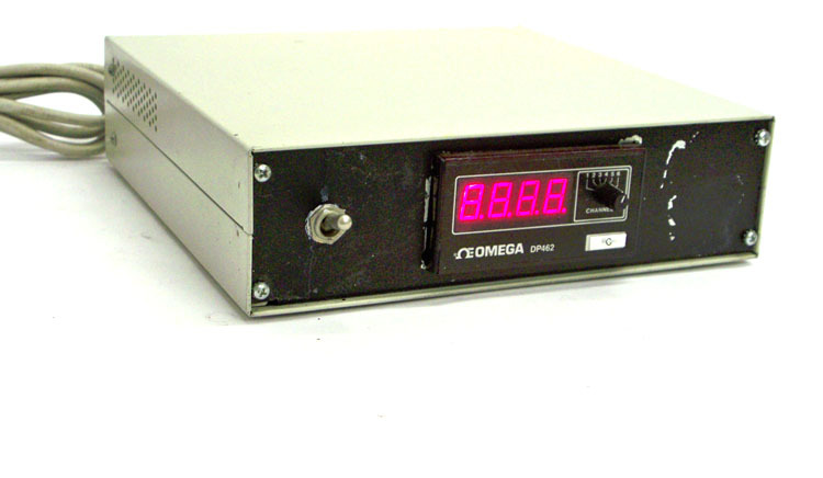 Omega DP462 6-ch k thermocouple rtd digital panel meter