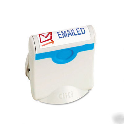 Clik 4718: premium two-color message stamp; 
