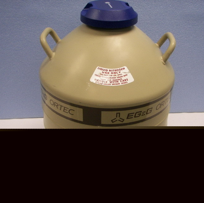 Eg&g cryo ortec 30 liquid nitrogen cryogenic dewar mve