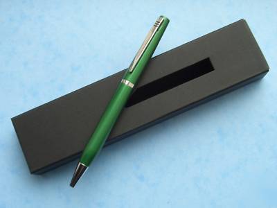 Green avant garde ballpoint pens engraved free