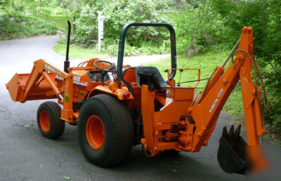 Kubota backhoe tractor 2150 with front loader and more