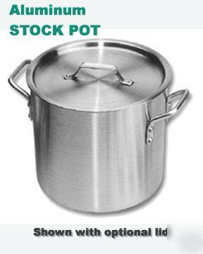 New 100 quart aluminum stock pot med.