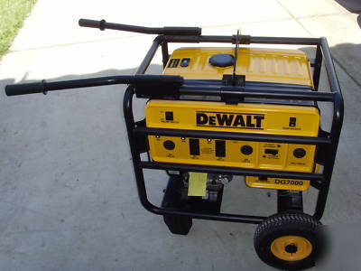 New dewalt DG7000 heavy-duty 7000 watt gas generator * * 