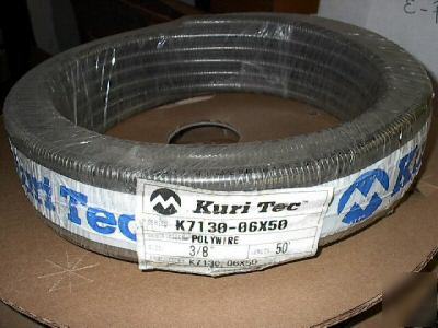 New kuri tec 3/8 hd polywire pvc vaccum transfer hose 