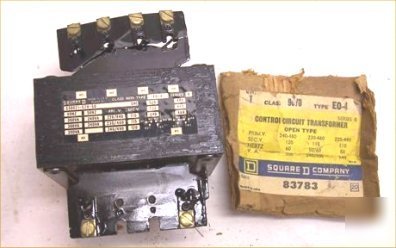 Square d control circuit transformer open type eo-4 