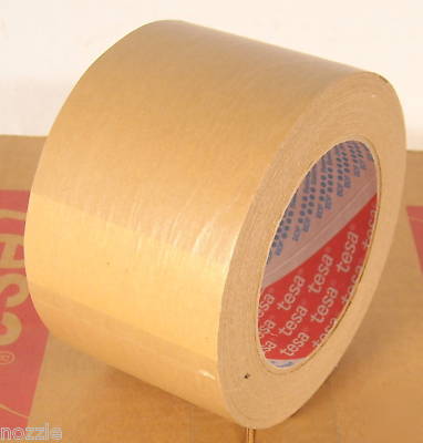 Tesa 4313 hot melt package sealing tape 3â€X60 yd 12 rls