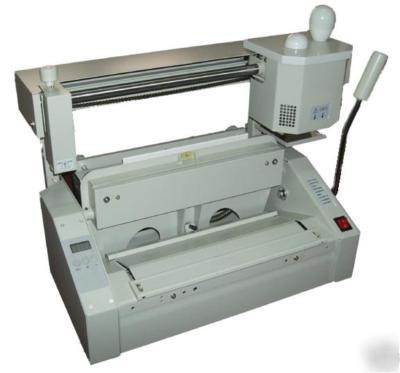 Perfect hot glue book binder binding machine w/ milling