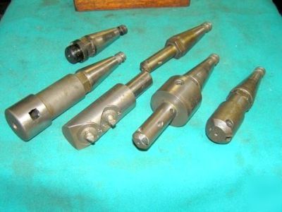 Assorted tool holders from moore jig borer, #1-1/2?