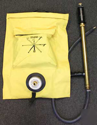Firefighter soft-pak brush pump 5 gallon portable tank