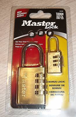 Master lock set your own combination 623D w bonus lock