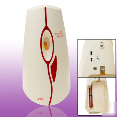 Automatic aerosol air freshener dispenser w 2LED light