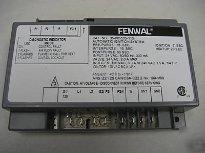 Fenwal 35-665535-113 hot surface ignition control