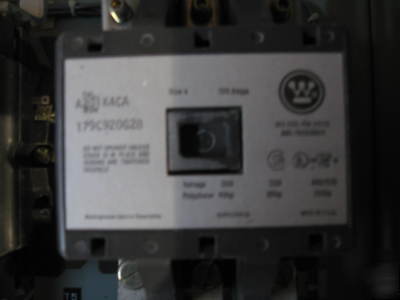 New westinghouse 125 hp motor starter nema 4 contactors