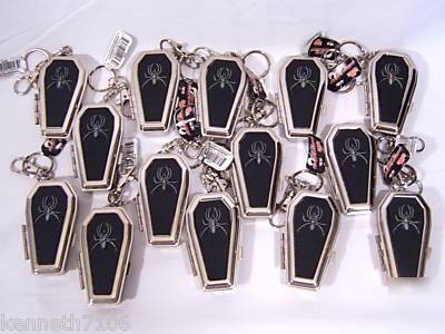 Huge lot of metal coffin ashtrays portable ashtray case