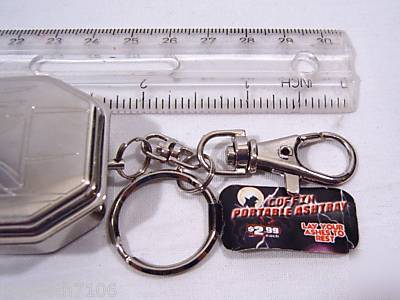 Huge lot of metal coffin ashtrays portable ashtray case