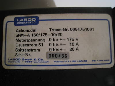 Labod servo control robotic automation controller