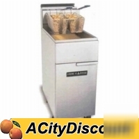 New american range 45LB gas deep fat grease fryer s/s