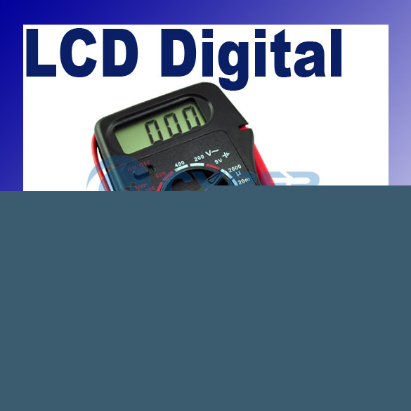 New lcd digital voltmeter multimeter volt ohm amp test