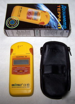 Radiation detector dosimeter terra-p for household use 
