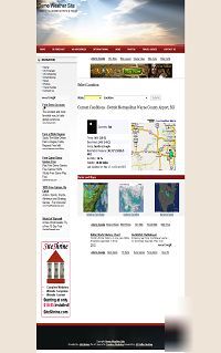 Weather forecasts website with google & amazon