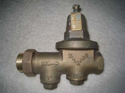 Wilkins 1 in. model 600 water pressure reducing valve