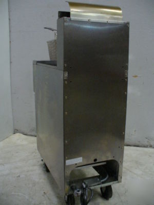 Used frymaster electronic gas fryer PMJ14SECSD