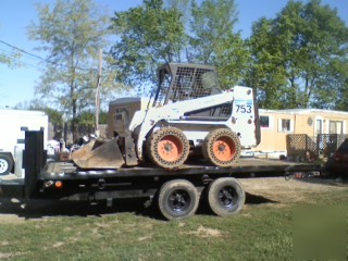 8 x 16 deck over tilt trailer bobcat equipment trailer