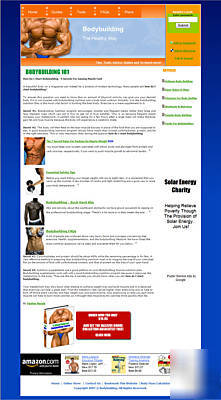 Bodybuild turnkey website online web business for sale