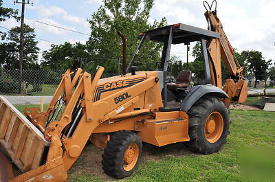 Case 580L extender 4X4 backhoe extendahoe