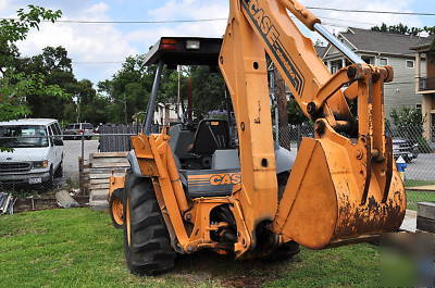 Case 580L extender 4X4 backhoe extendahoe