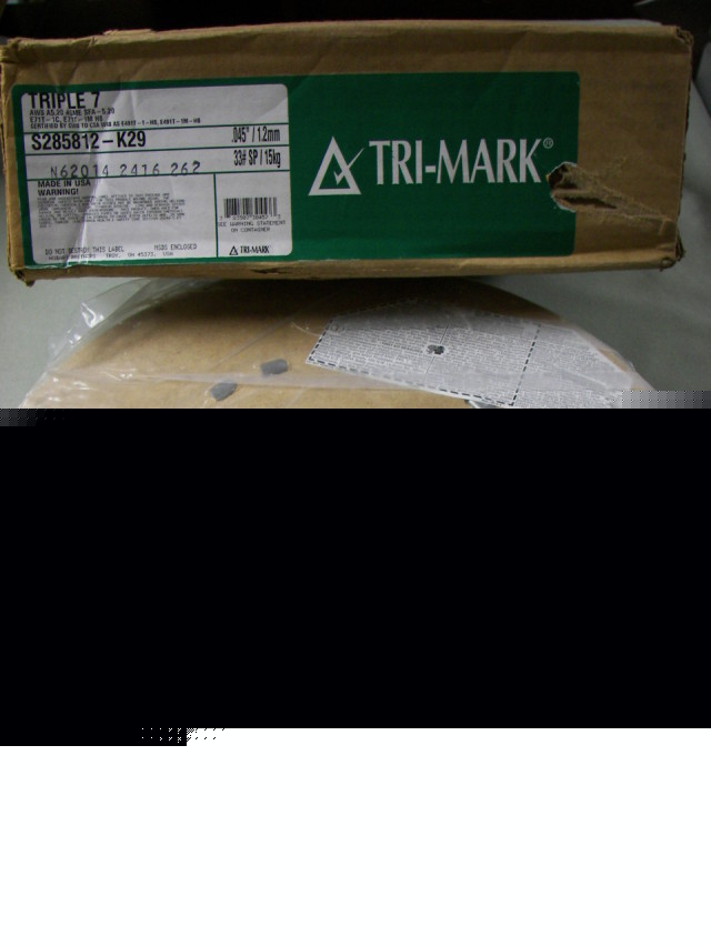 Flux cored E71T-1C TRIPLE7 mig welding wire .045 33 lb 