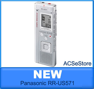 New panasonic rr-US571 2GB digital voice recorder