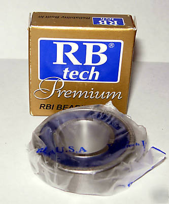 (10) 6002RS premium abec-3+ ball bearings, 15 x 32 mm