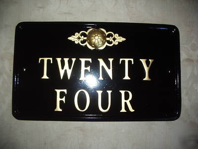 Custom house any name apartment business plaque sign