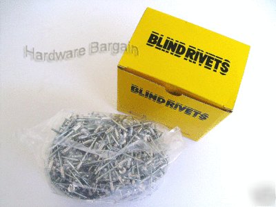New blind rivets pop rivet aluminium 1000PC 1/8 x 3/8