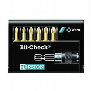 Wera bitcheck set torision wera 056157 bit check set 6+